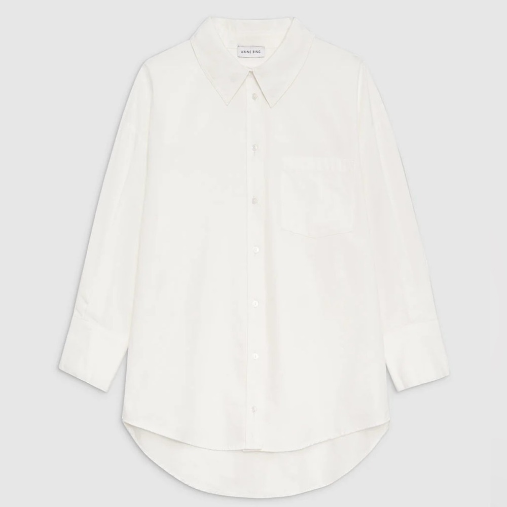 Anine Bing Mika Shirt - Size XS - White